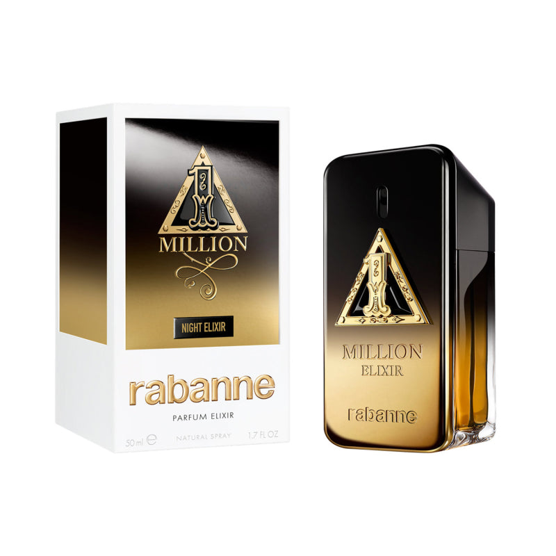 Retail box+bottle 50ml | news-parfums.com EAN 3349668662289 | Rabanne 1 Million Night Elixir Parfum (M) / 50 ml