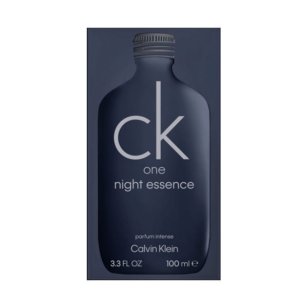 DRUNI box front 100ml | CK One Night Essence Parfum Intense