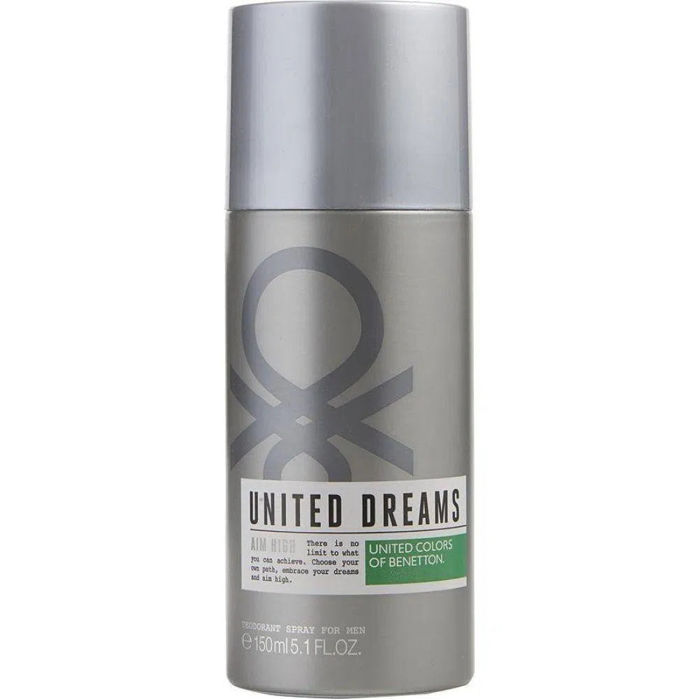 Body Spray United Colors of Benetton United Aim High Deo Spray (M) / 150 ml - 1 - Privé Perfumes Honduras