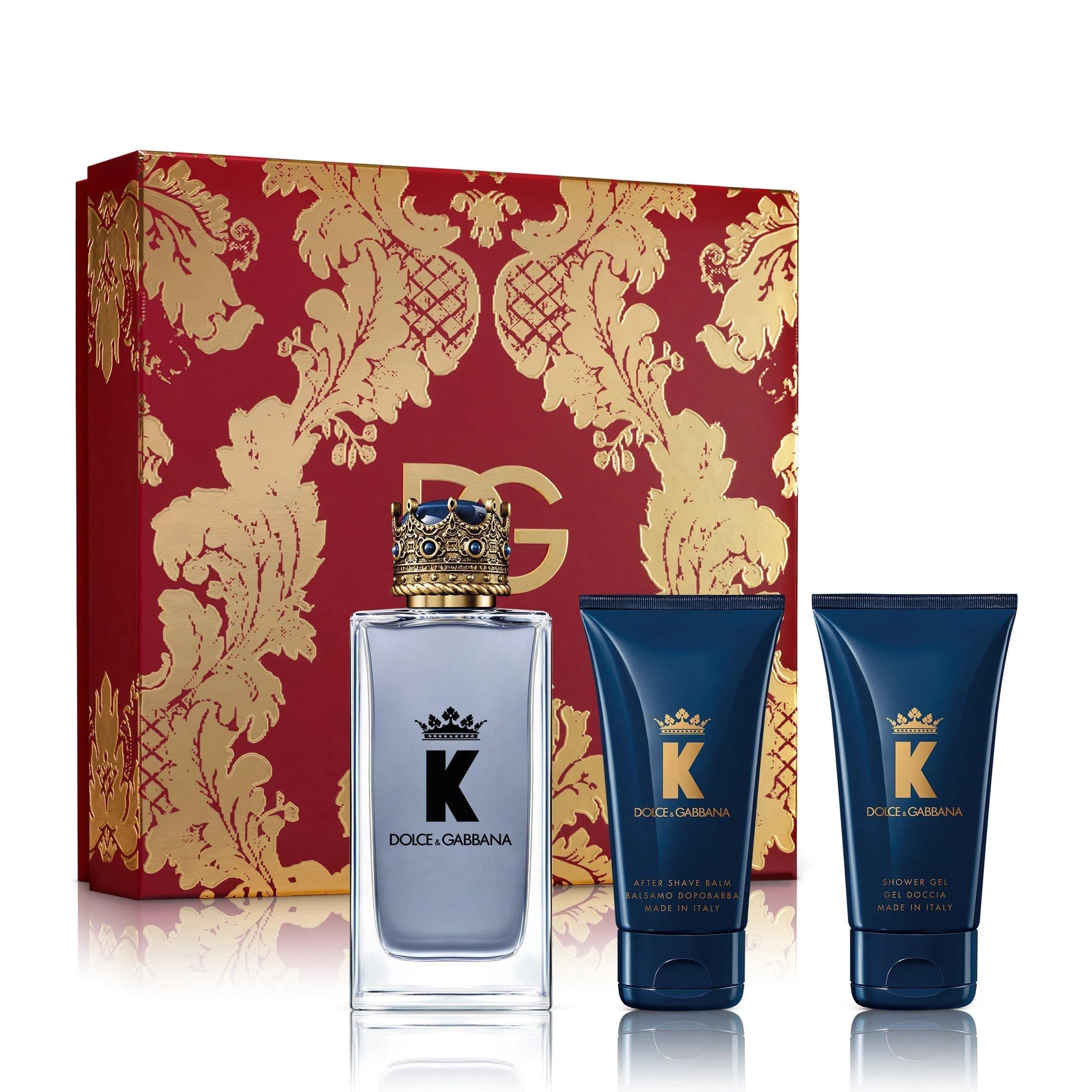 Estuche Dolce & Gabbana K EDT (M) / 3 Pc SP 100 ml; SG 50 ml; AS 50 ml - 1 - Privé Perfumes Honduras