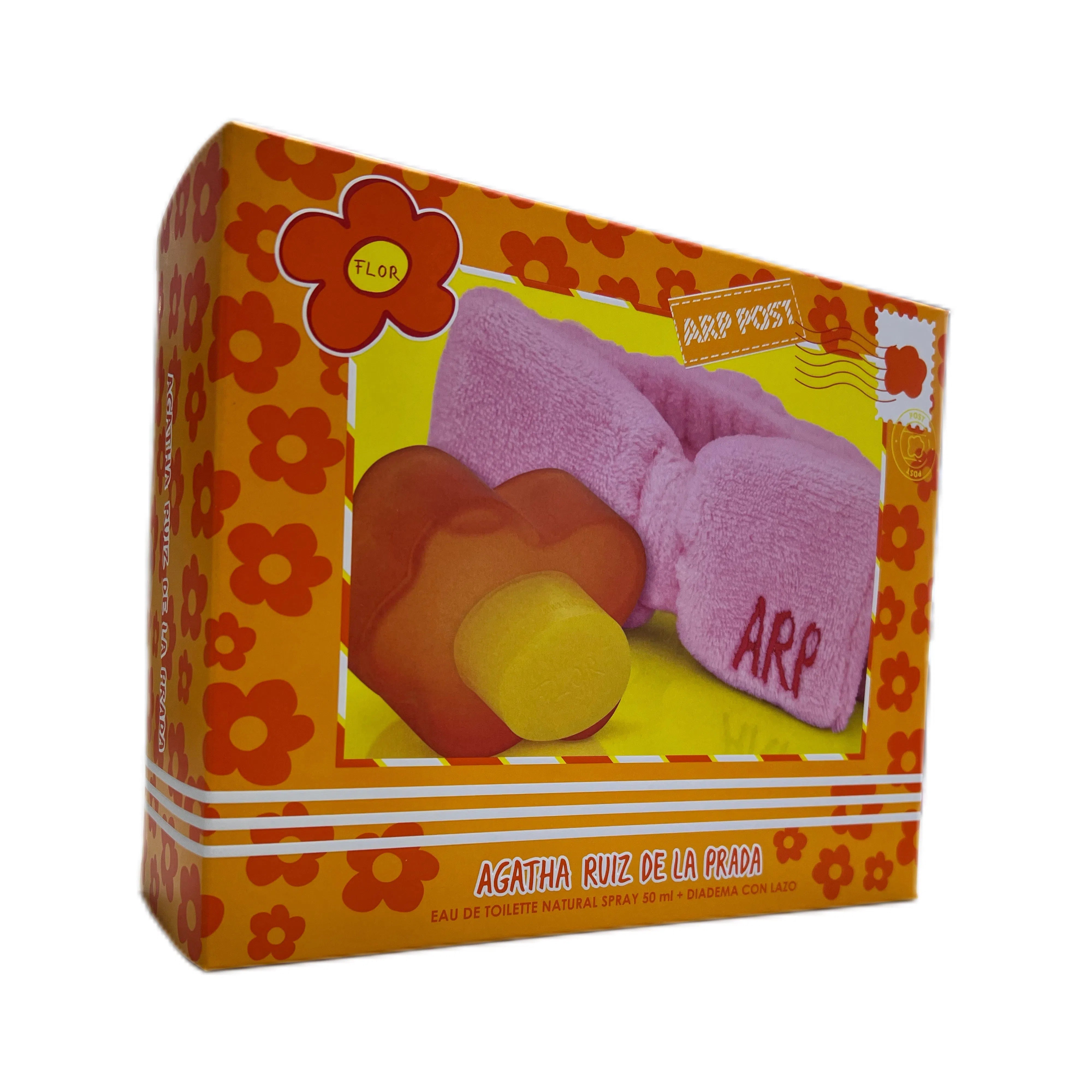 Estuche Agatha Ruiz De La Prada Flor EDT (W) / 2 Pc SP 50 ml; Headband - 1 - Privé Perfumes Honduras