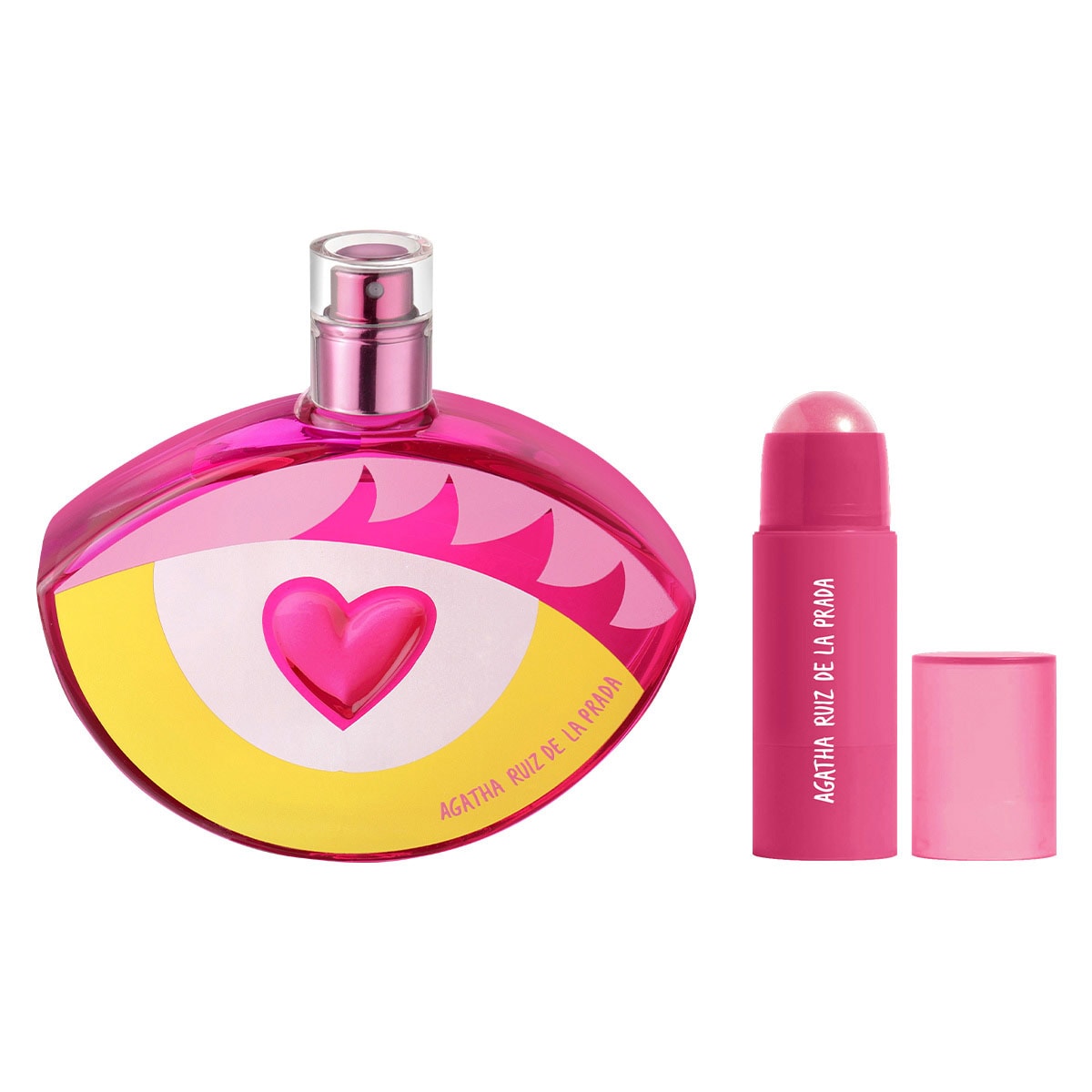 Estuche Agatha Ruiz de la Prada Look EDT (W) / 2 Pc SP 80 ml; Makeup Stick - 3 - Privé Perfumes Honduras