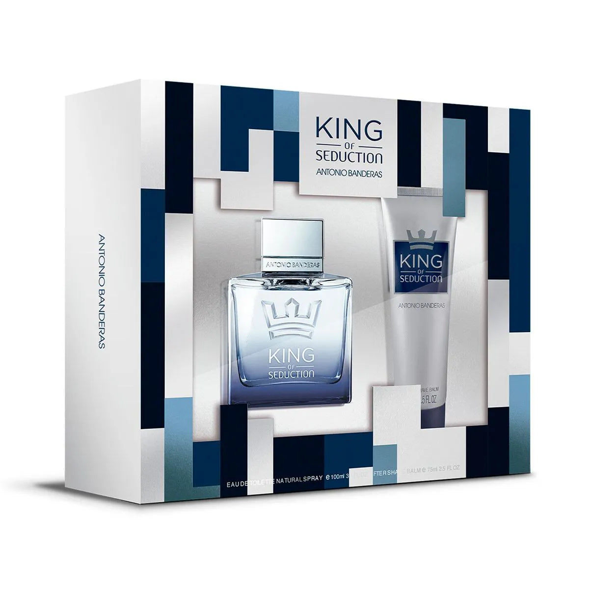 Estuche Antonio Banderas King of Seduction EDT (M) / 2 Pc SP 100 ml; ASB 75 ml - 4 - Privé Perfumes Honduras