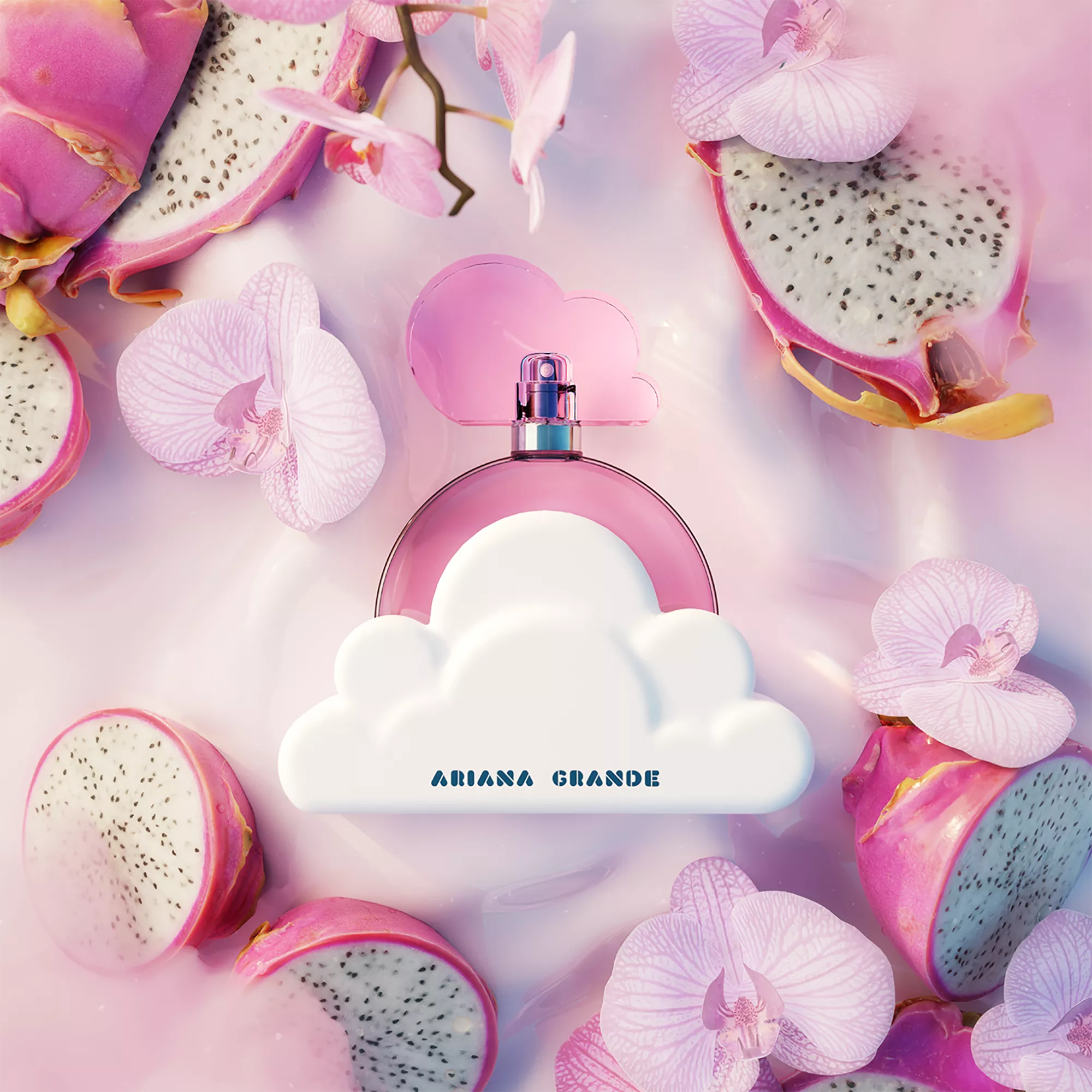 Estuche Ariana Grande Cloud Pink EDP (W) / 3 Pc SP 100 ml; SG 100 ml; Body Soufflé 100 ml - 7 - Privé Perfumes Honduras