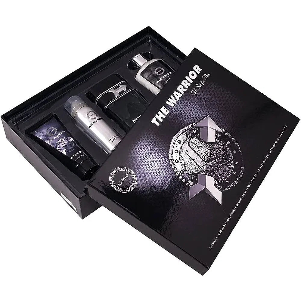 Estuche Armaf The Warrior EDP (M) / 4 Pc SP 100 ml; SG 100 ml; BS 50 ml; Shampoo 250 ml - 1 - Privé Perfumes Honduras
