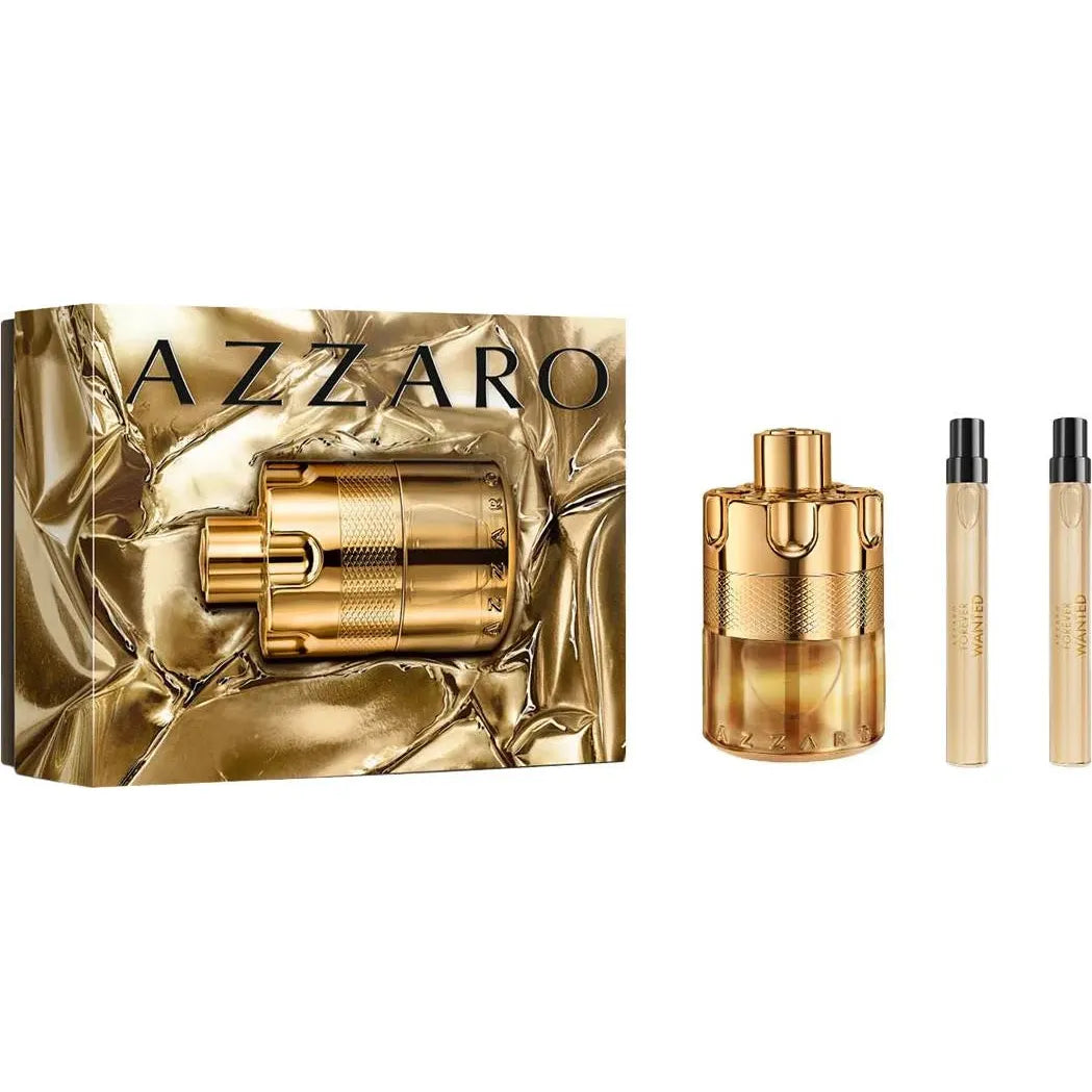 Estuche Azzaro Forever Wanted Elixir EDP (M) / 3 Pc SP 100 ml; SP 10 ml; SP 10 ml - 1 - Privé Perfumes Honduras