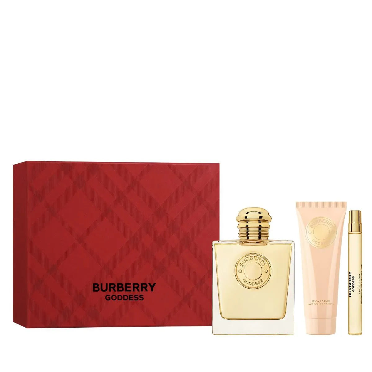 Estuche Burberry Goddess EDP (W) / 3 Pc SP 100 ml; BL 75 ml; TS 10 ml - 2 - Privé Perfumes Honduras