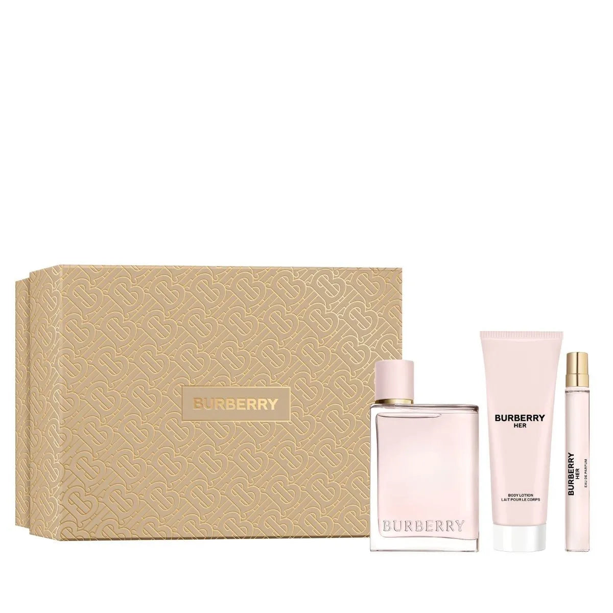 Estuche Burberry Her EDP (W) / 3 Pc SP 100 ml; BL 75 ml; SP 7.5 ml - 2 - Privé Perfumes Honduras
