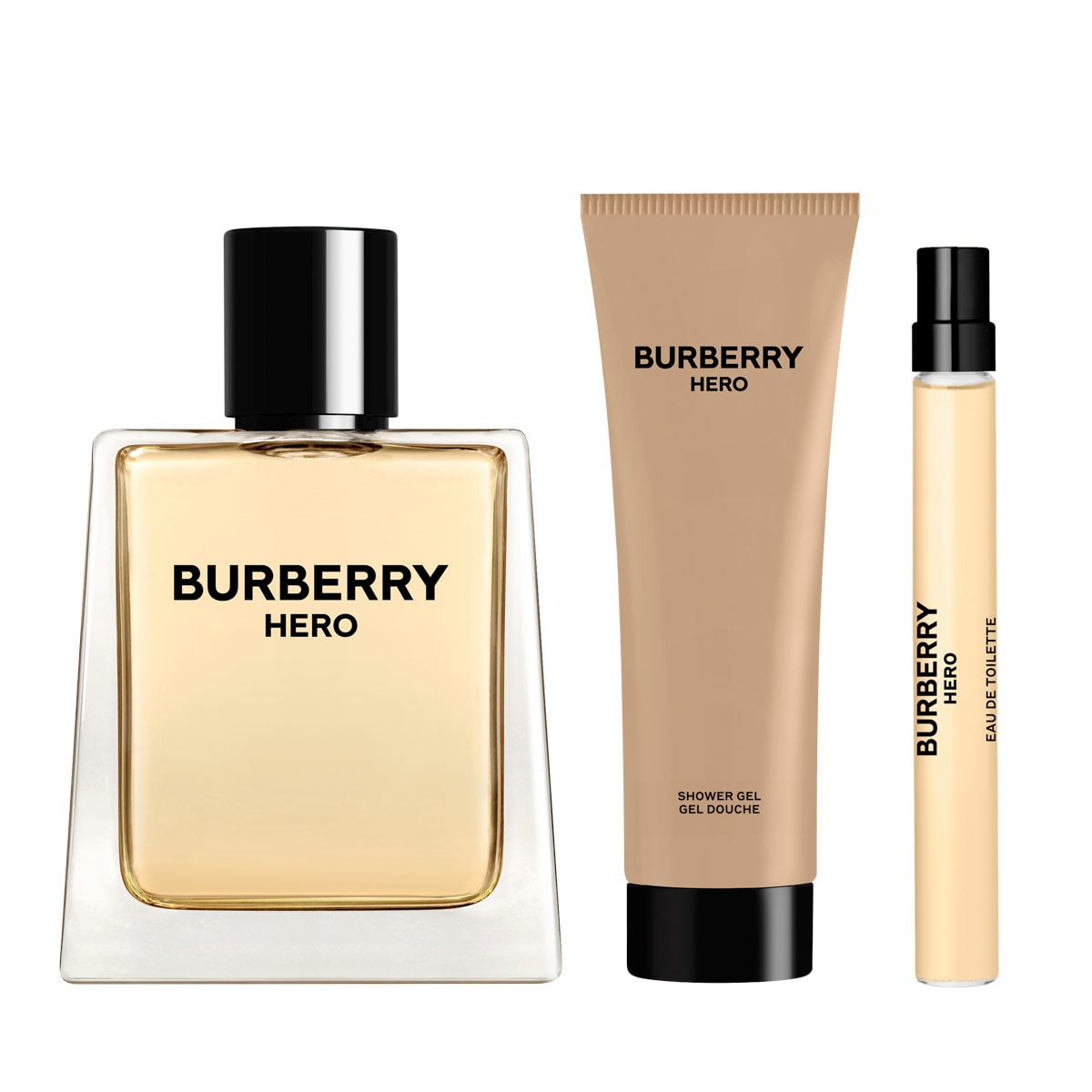 Estuche Burberry Hero EDT (M) / 3 Pc SP 100 ml; SG 75 ml; SP 10 ml - 3 - Privé Perfumes Honduras