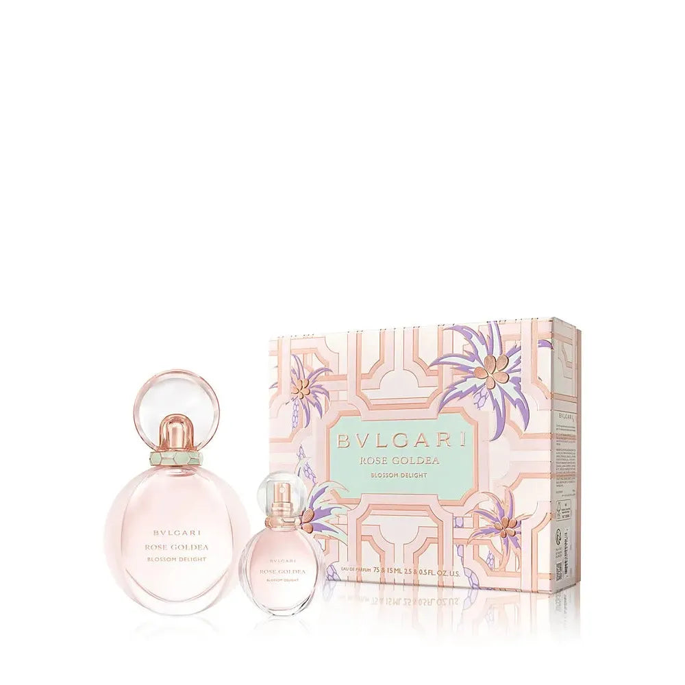Estuche Bvlgari Rose Goldea Blossom Delight EDP (W) / 2 Pc SP 75 ml; Mini SP 15 ml - 1 - Privé Perfumes Honduras