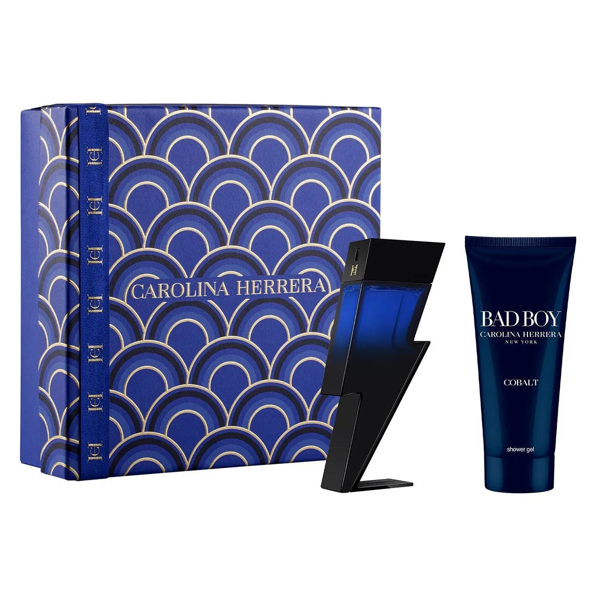 Estuche Carolina Herrera Bad Boy Cobalt Elixir EDP (M) / 2 Pc SP 100 ml; SG 100 ml - 2 - Privé Perfumes Honduras