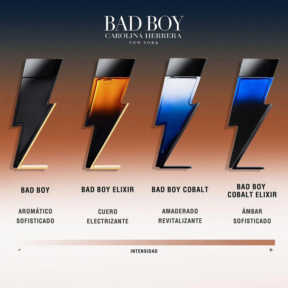 Estuche Carolina Herrera Bad Boy Elixir Parfum (M) / 2 Pc SP 100 ml; SG 100 ml - 6 - Privé Perfumes Honduras