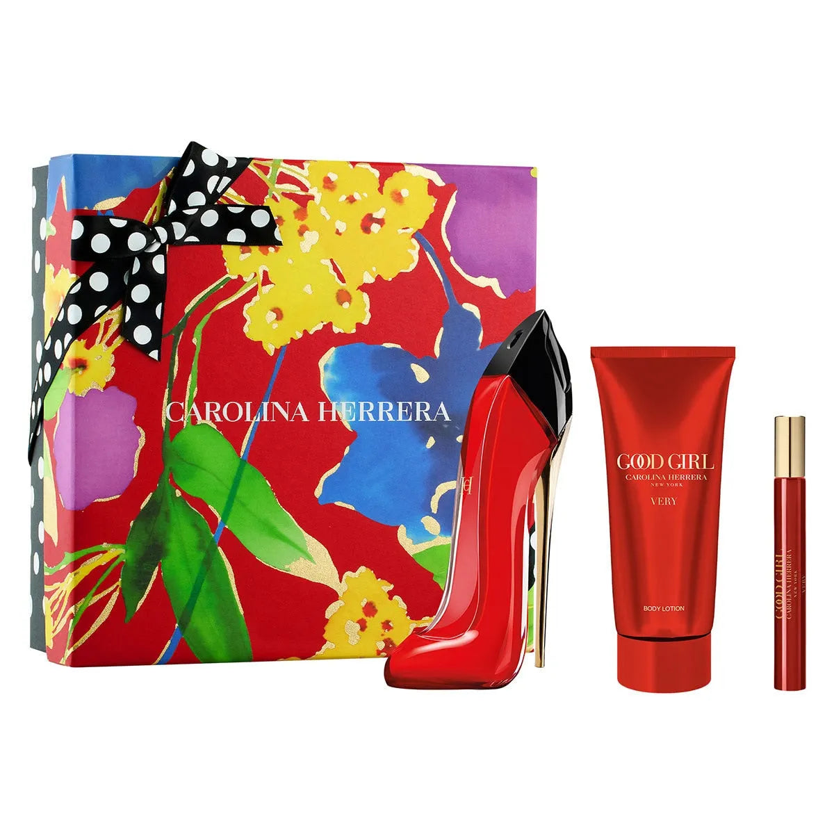 Estuche Carolina Herrera Very Good Girl EDP (W) / 3 Pc SP 80 ml; SP 10 ml; BL 100 ml - 1 - Privé Perfumes Honduras