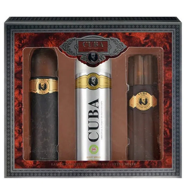 Estuche Cuba Gold EDT (M) / 3 Pc SP 100 ml; AS 100 ml; BS 200 ml - 2 - Privé Perfumes Honduras