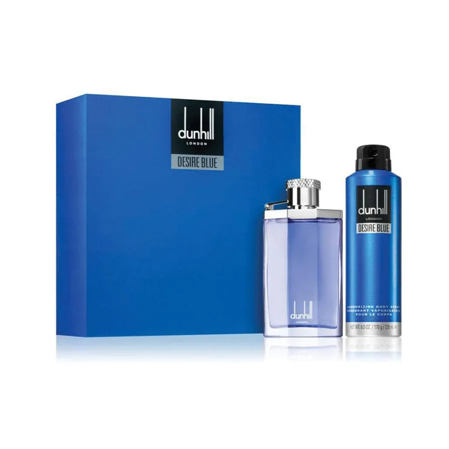 Estuche Dunhill Desire Blue EDT (M) / 2 Pc SP 100 ml; DEO 226 ml - 1 - Privé Perfumes Honduras