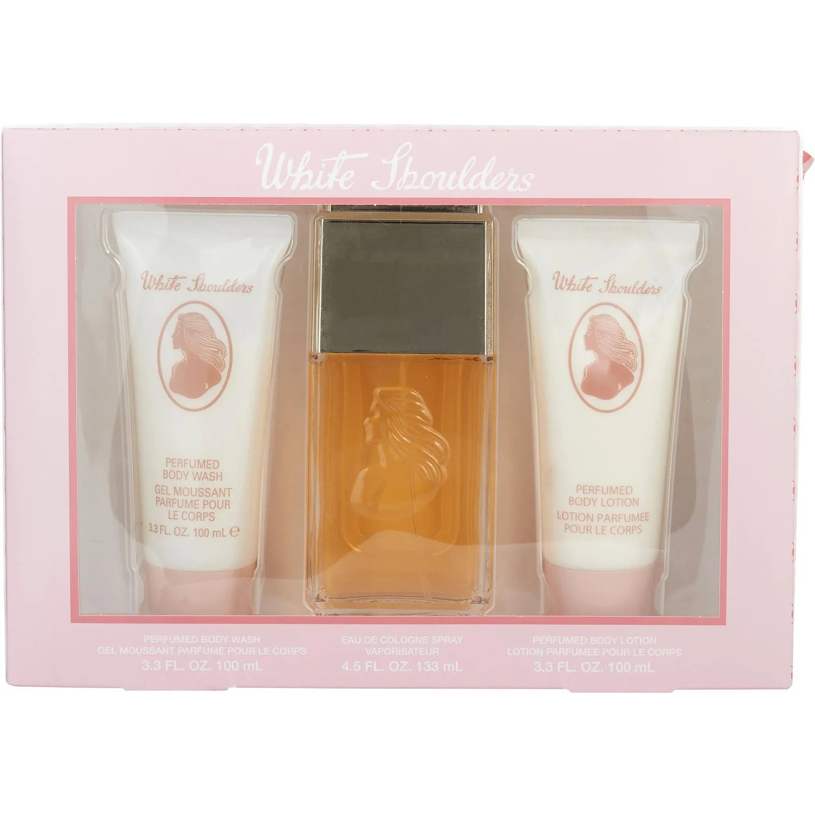 Estuche Evyan White Shoulders EDC (W) / 3 Pc SP 125 ml; BL 100 ml; BW 100 ml - 1 - Privé Perfumes Honduras
