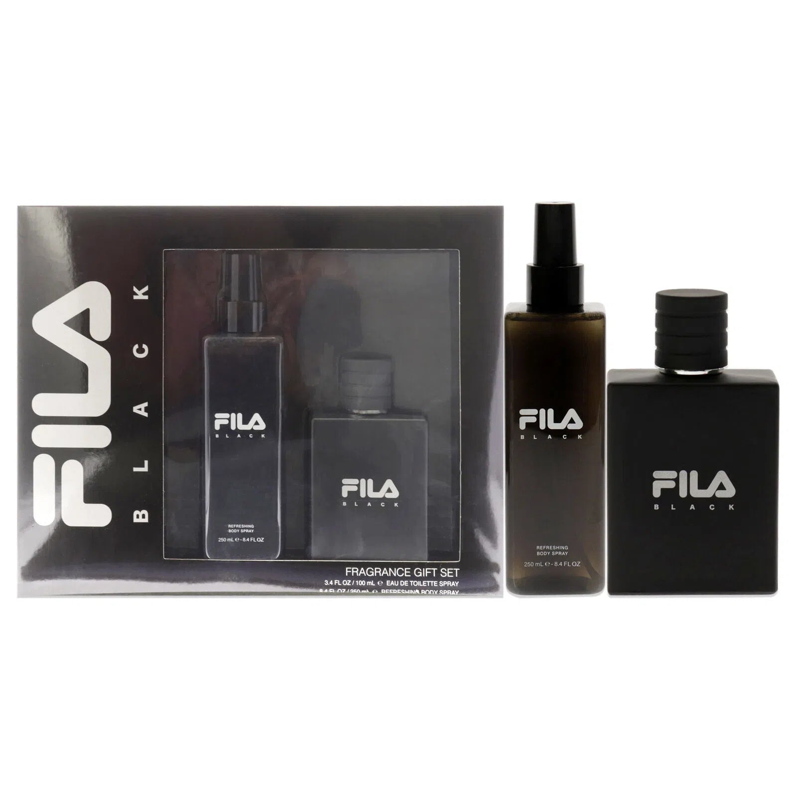 Estuche Fila Black EDT (M) / 2 Pc SP 100ml; BS 250ml - 1 - Privé Perfumes Honduras