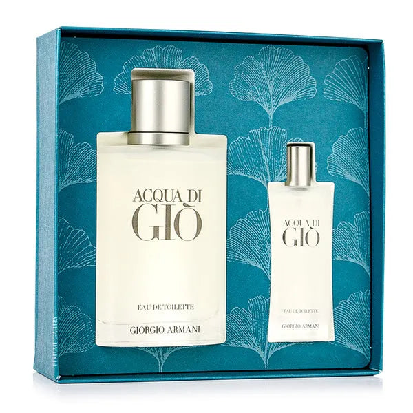 Estuche Giorgio Armani Acqua di Gio Eau de Toilette Set (M) / 100 ml; 15 ml - 1 - Privé Perfumes Honduras