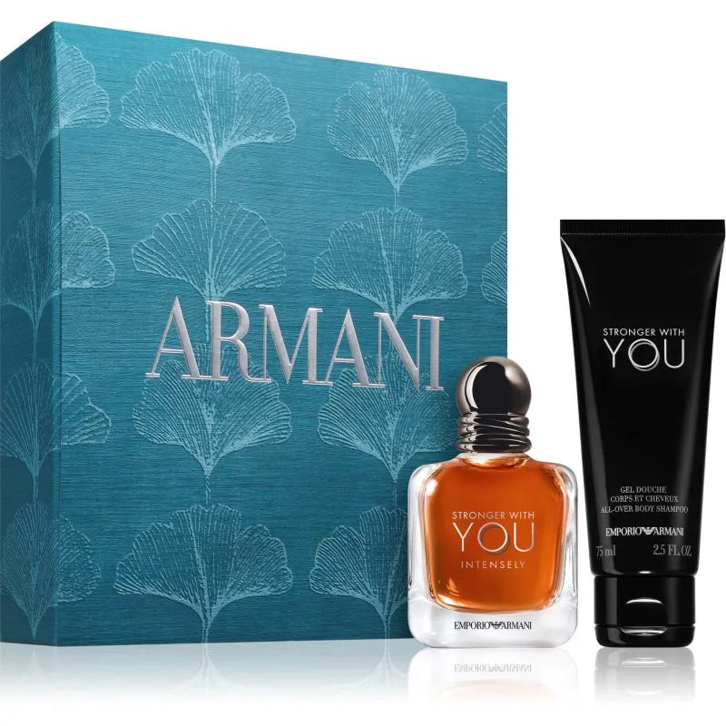 Estuche Giorgio Armani Stronger With You Intensely EDP (Hombres) / 100 ml - 1 - Privé Perfumes Honduras