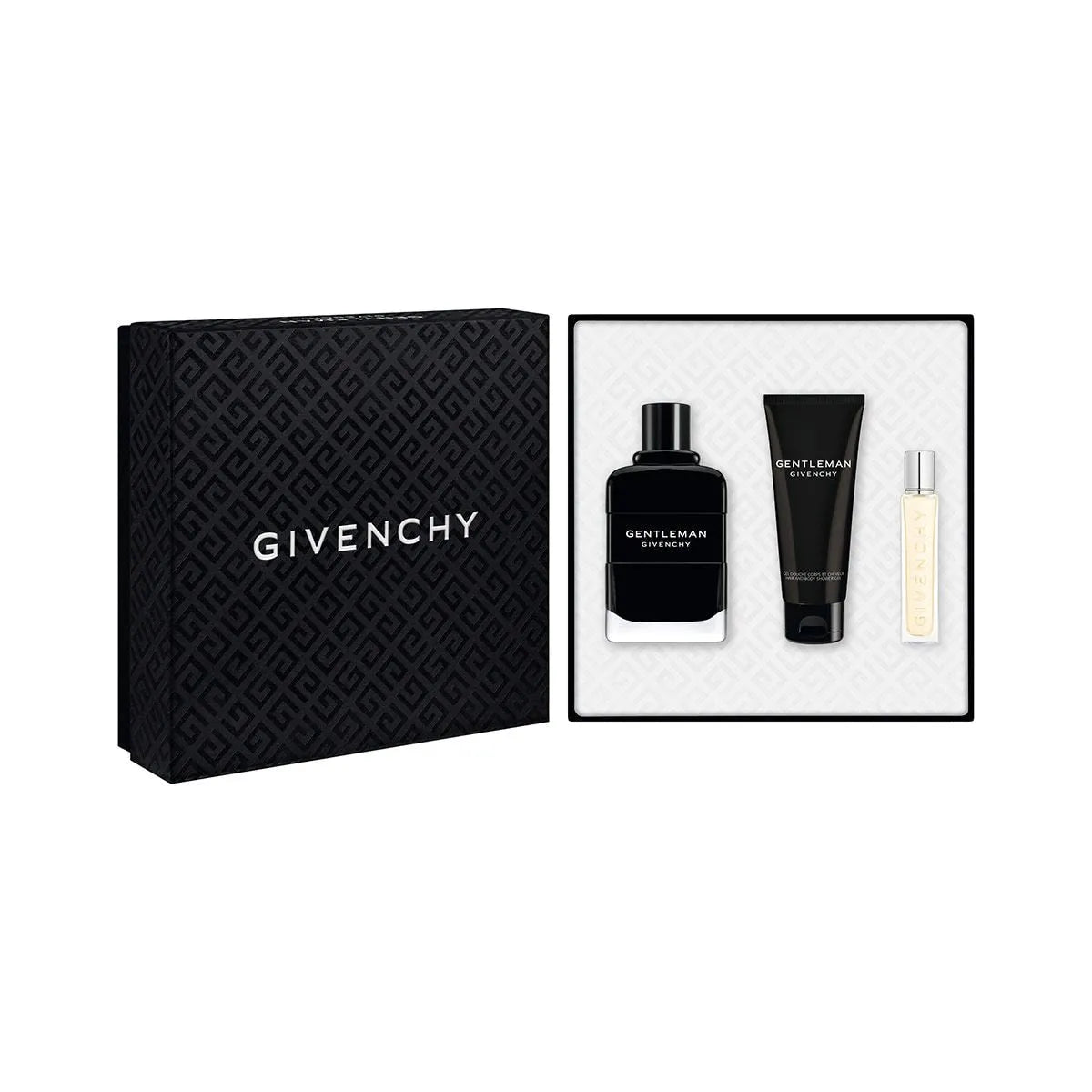 Estuche Givenchy Gentleman EDP (M) / 3 Pc SP 100 ml; SG 75 ml; SP 12.5 ml - 4 - Privé Perfumes Honduras
