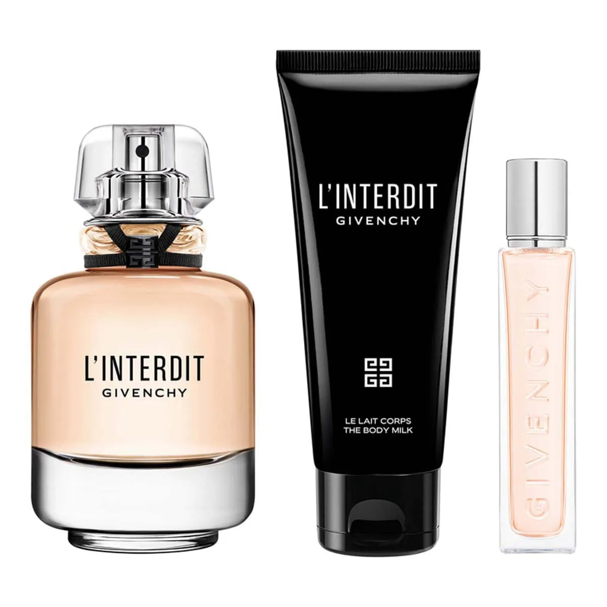 Estuche Givenchy L'Interdit EDP (W) / 3 Pc SP 80 ml; SP 15 ml; BL 100 ml - 2 - Privé Perfumes Honduras