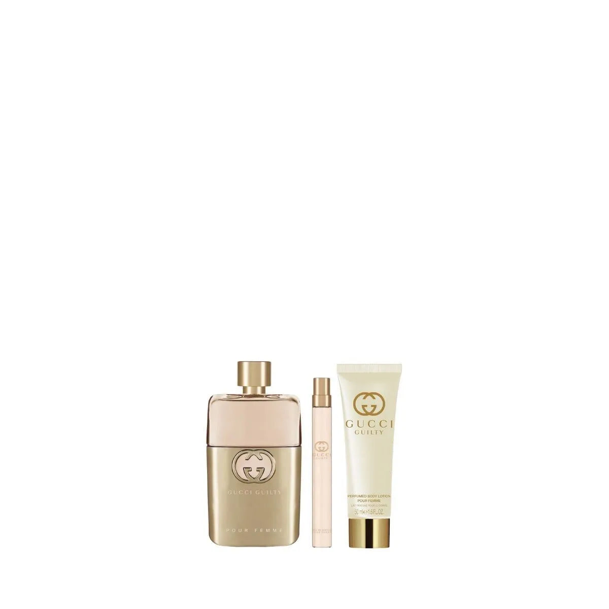 Estuche Gucci Guilty Pour Femme EDP (W) / 3 Pc SP 90 ml; BL 50 ml ; SP 10 ml - 3 - Privé Perfumes Honduras