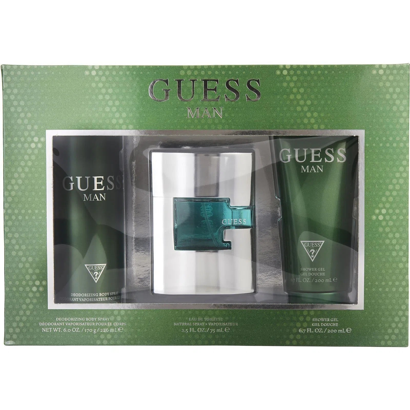 Estuche Guess Man EDT (M) / 3 Pc SP 75 ml; DEO 226 ml; SG 200 ml - 2 - Privé Perfumes Honduras