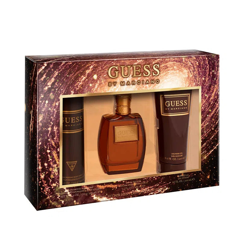 Estuche Guess Marciano EDT (M) / 3 Pc SP 100 ml; DEO 226 ml; SG 200 ml - 1 - Privé Perfumes Honduras