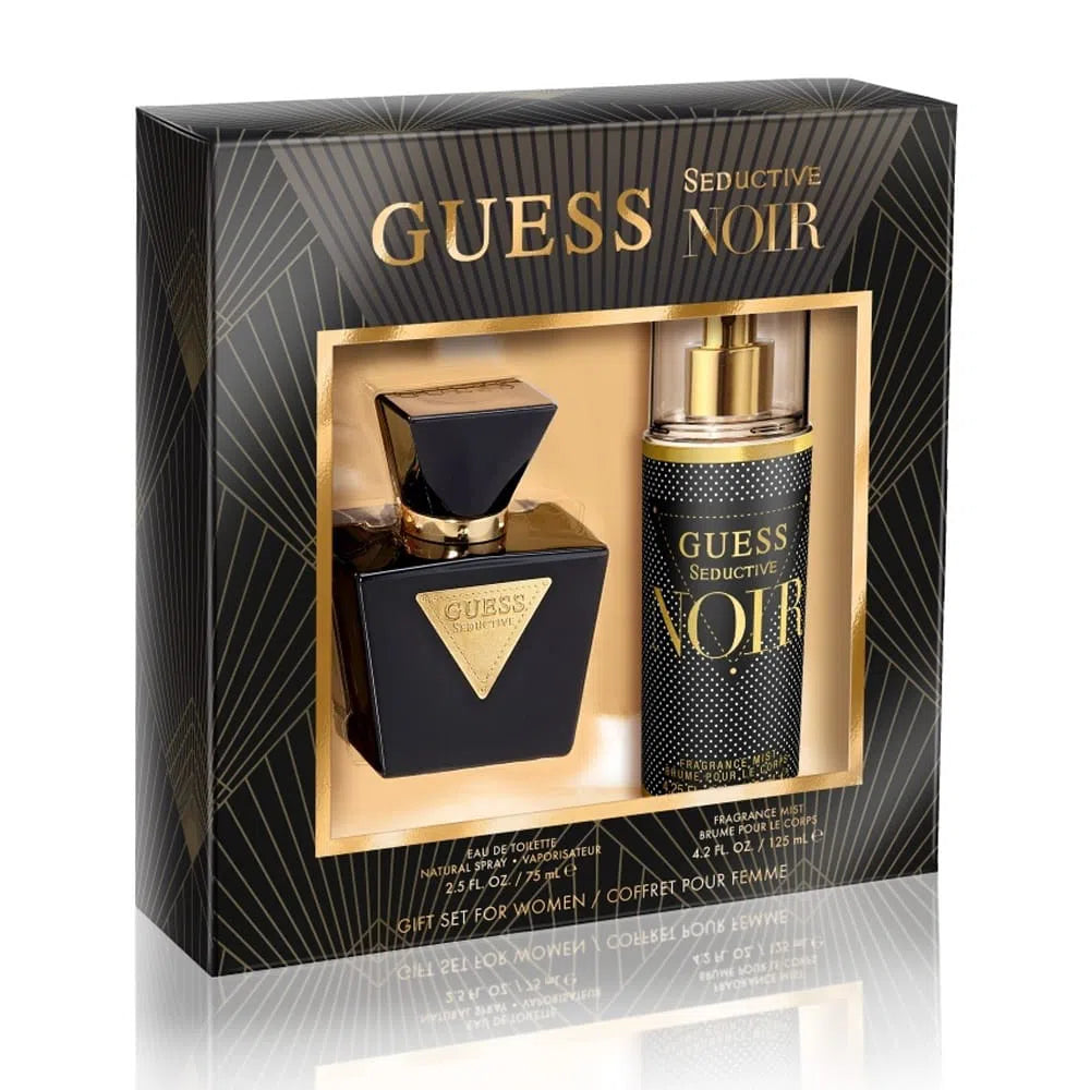 Estuche Guess Seductive Noir Women EDT (W) / 2 Pc SP 75 ml; Mist 125 ml - 1 - Privé Perfumes Honduras