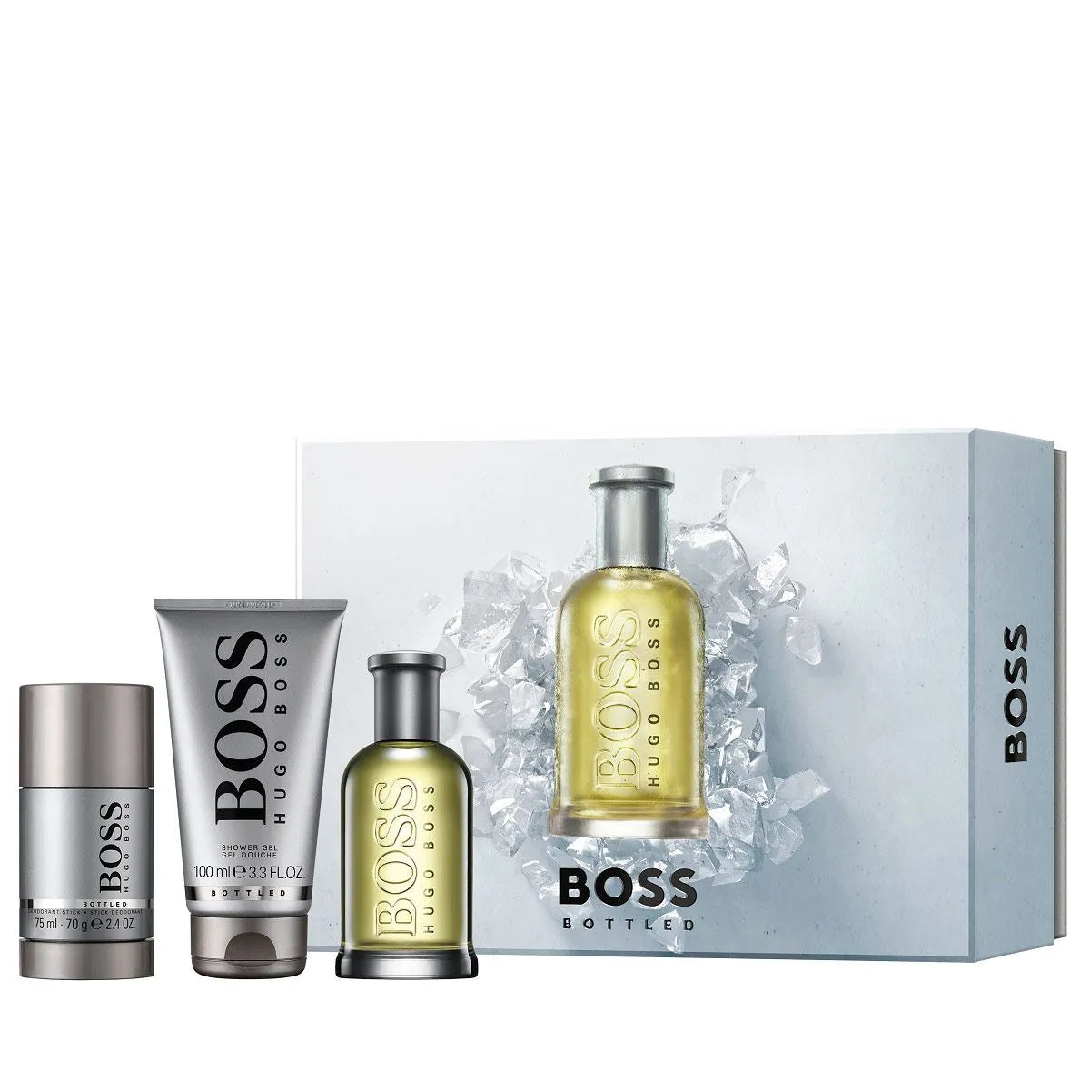 Estuche Hugo Boss Boss Bottled EDT (M) / 3 Pc SP 100 ml; SG 100 ml; DEO - 2 - Privé Perfumes Honduras