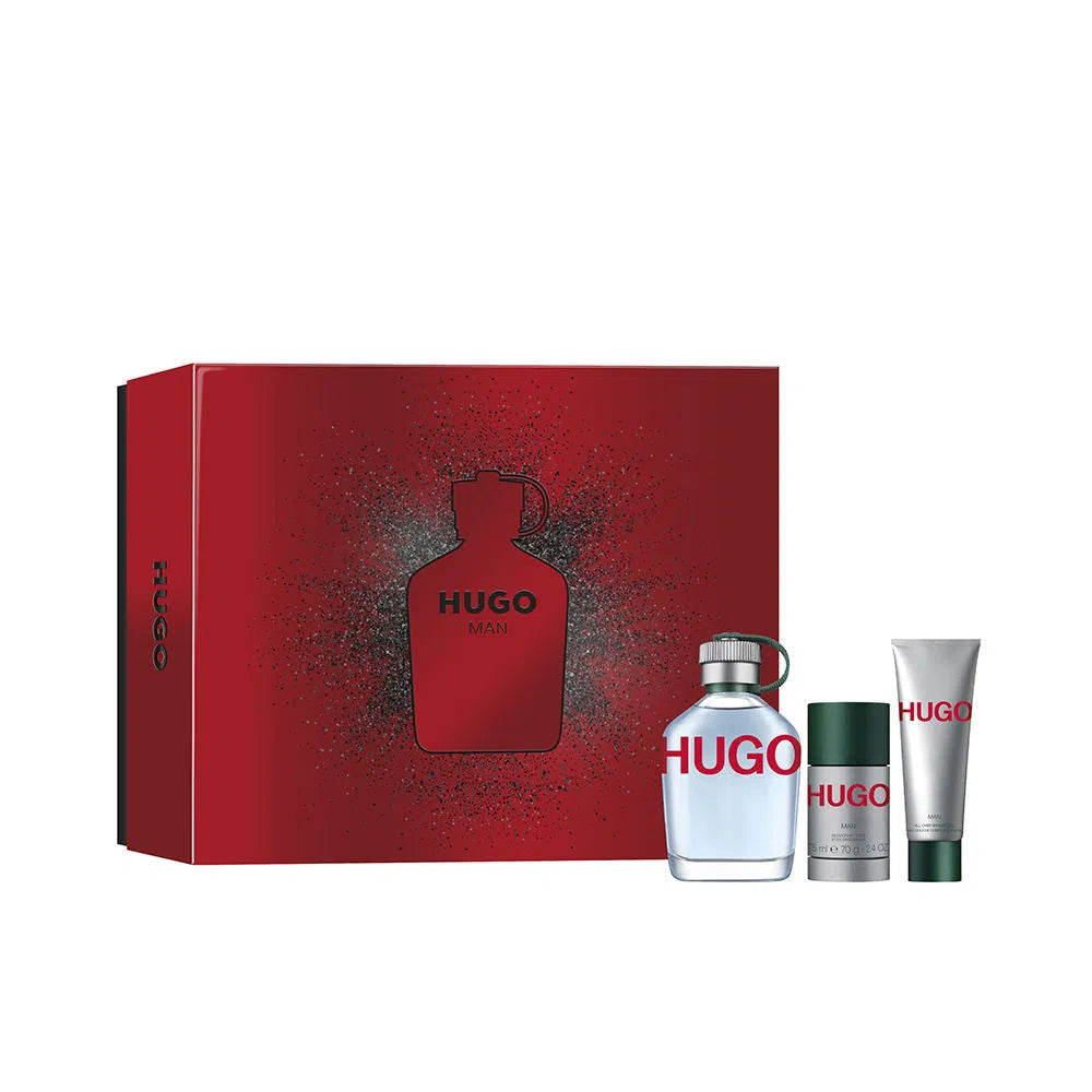 Estuche Hugo Boss Hugo Man EDT (M) / 3 Pc SP 125 ml; SG 100 ml; DEO - 1 - Privé Perfumes Honduras