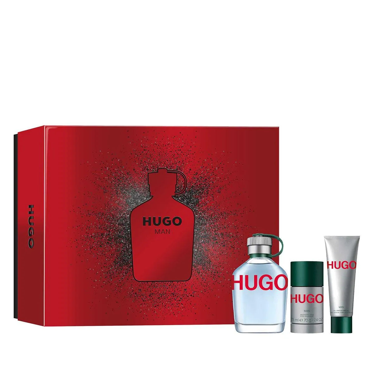 Estuche Hugo Boss Hugo Man EDT (M) / 3 Pc SP 125 ml; SG 100 ml; DEO - 2 - Privé Perfumes Honduras