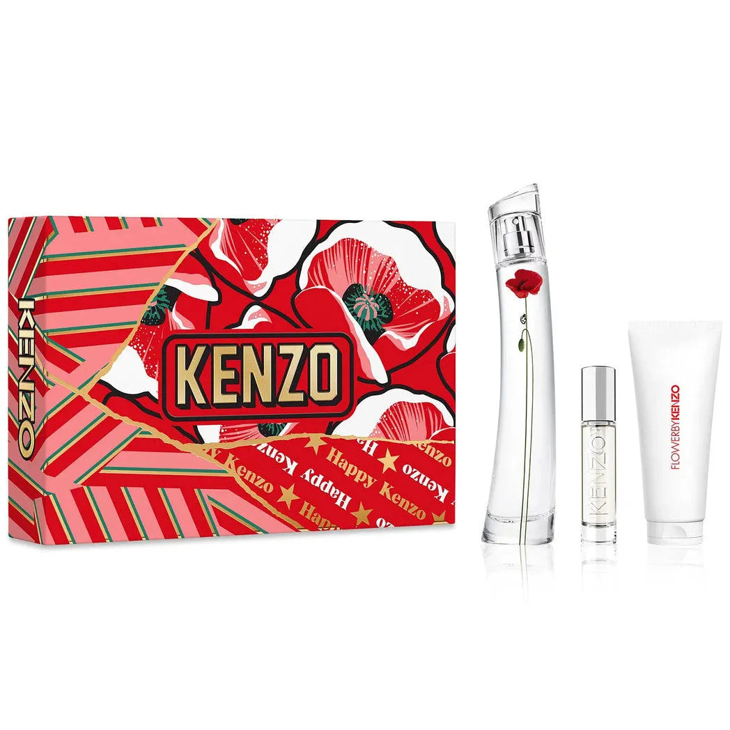 Estuche Kenzo Flower by Kenzo La Recolte Parisienne EDP (W) / 3 Pc SP 50 ml; SP 15 ml; BL 100 ml - 1 - Privé Perfumes Honduras