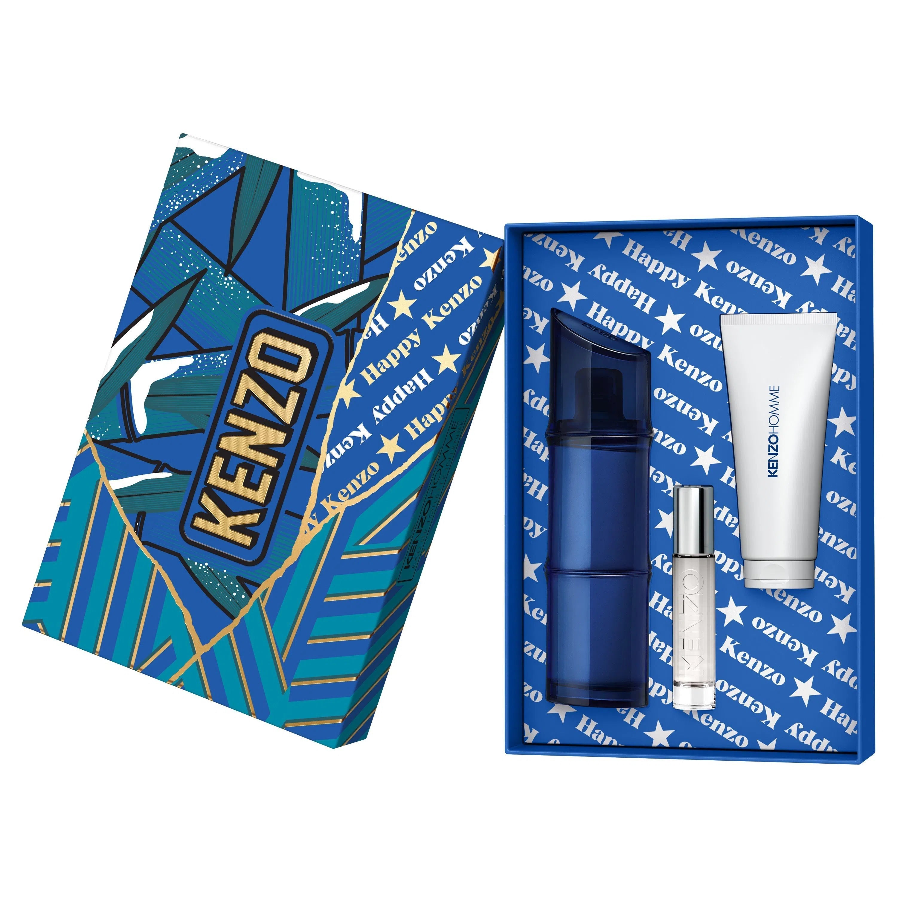 Estuche Kenzo Homme Intense EDT (M) / 3 Pc SP 60 ml; SG 75 ml; SP 10 ml - 1 - Privé Perfumes Honduras