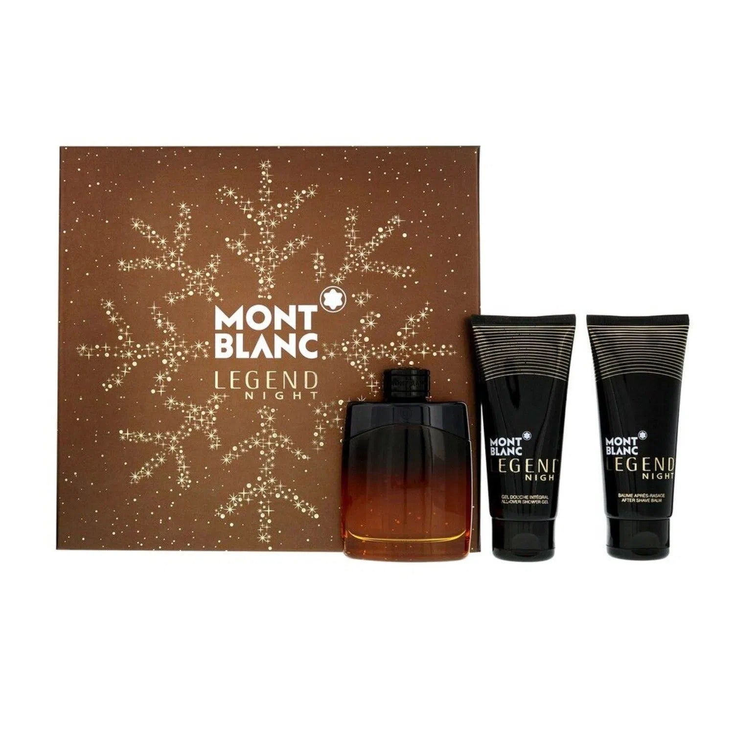 Estuche Montblanc Legend Night EDP (M) / 3 Pc SP 100 ml; AS100 ml; SG 100 ml - 1 - Privé Perfumes Honduras