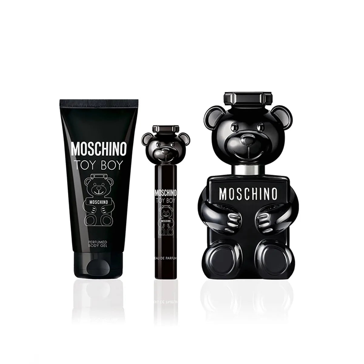 Estuche Moschino Toy Boy EDP (M) / 3 Pc SP 100 ml; SG 150 ml; Mini SP 10 ml - 4 - Privé Perfumes Honduras