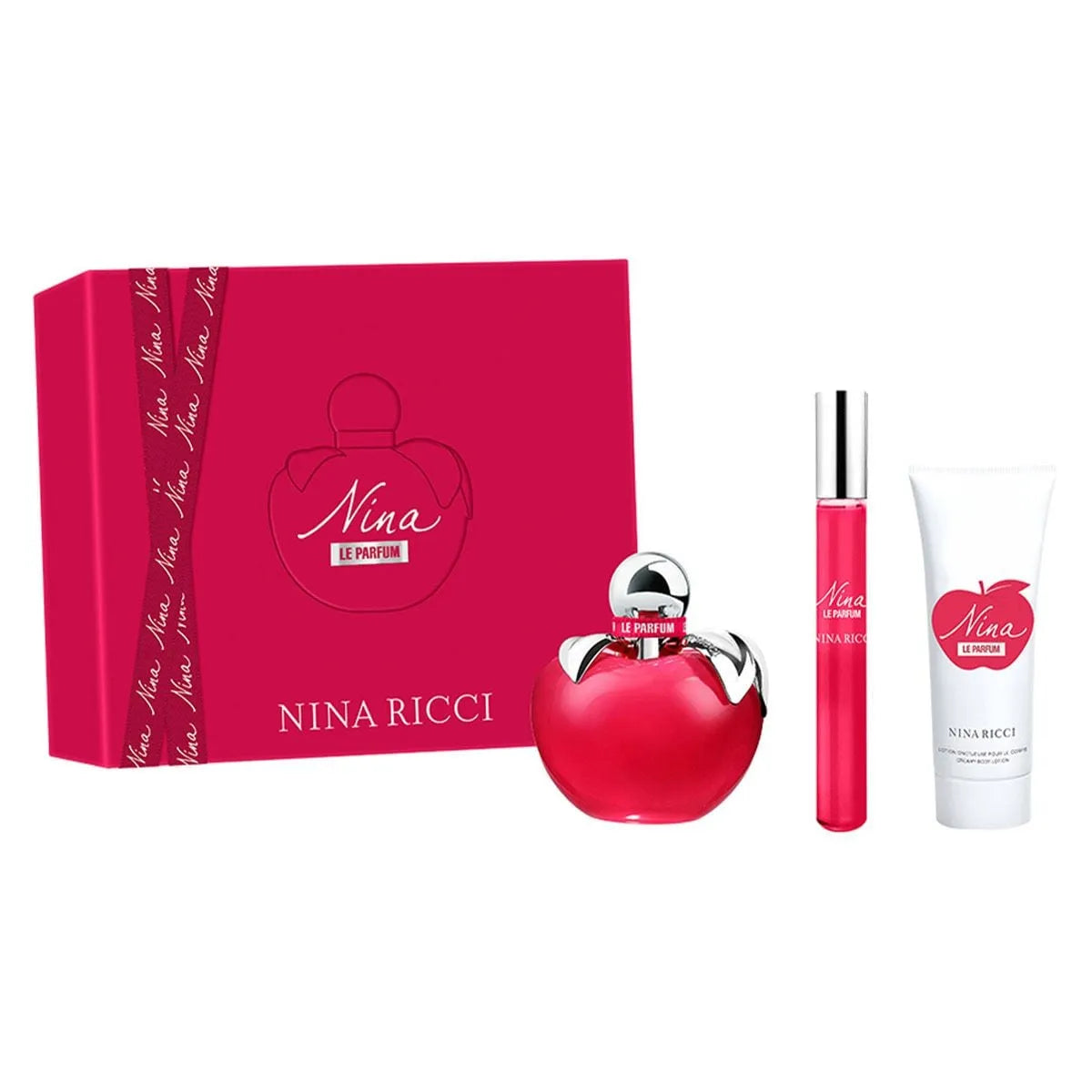 Estuche Nina Ricci Nina Le Parfum EDP (W) / 3 Pc SP 80 ml; BL 75 ml; Roller - 2 - Privé Perfumes Honduras