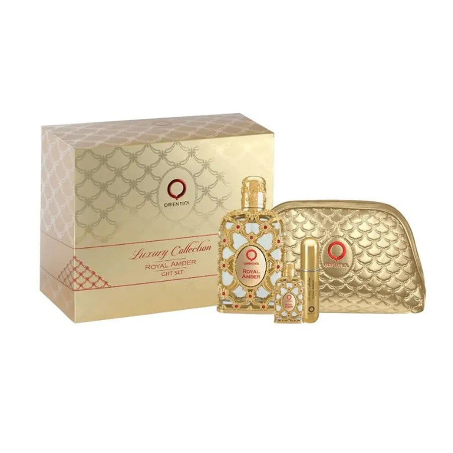 Estuche Orientica Royal Amber EDP (U) / 2 Pc SP 80 ml; SP 7.5 ml; Bag - 1 - Privé Perfumes Honduras