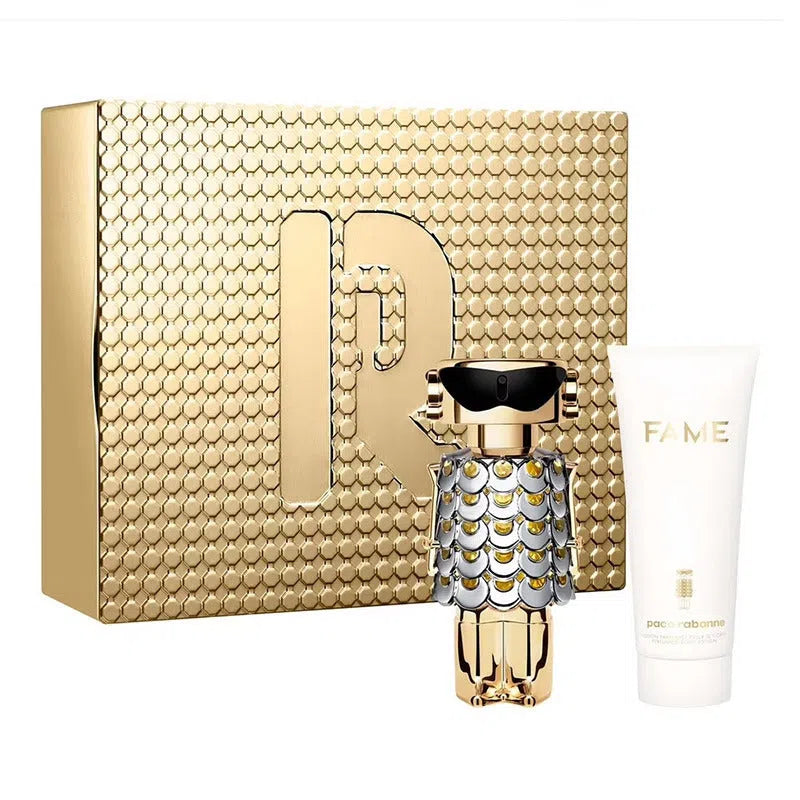 Estuche Paco Rabanne Fame EDP (W) / 2 Pc SP 80 ml; BL 100 ml - 1 - Privé Perfumes Honduras