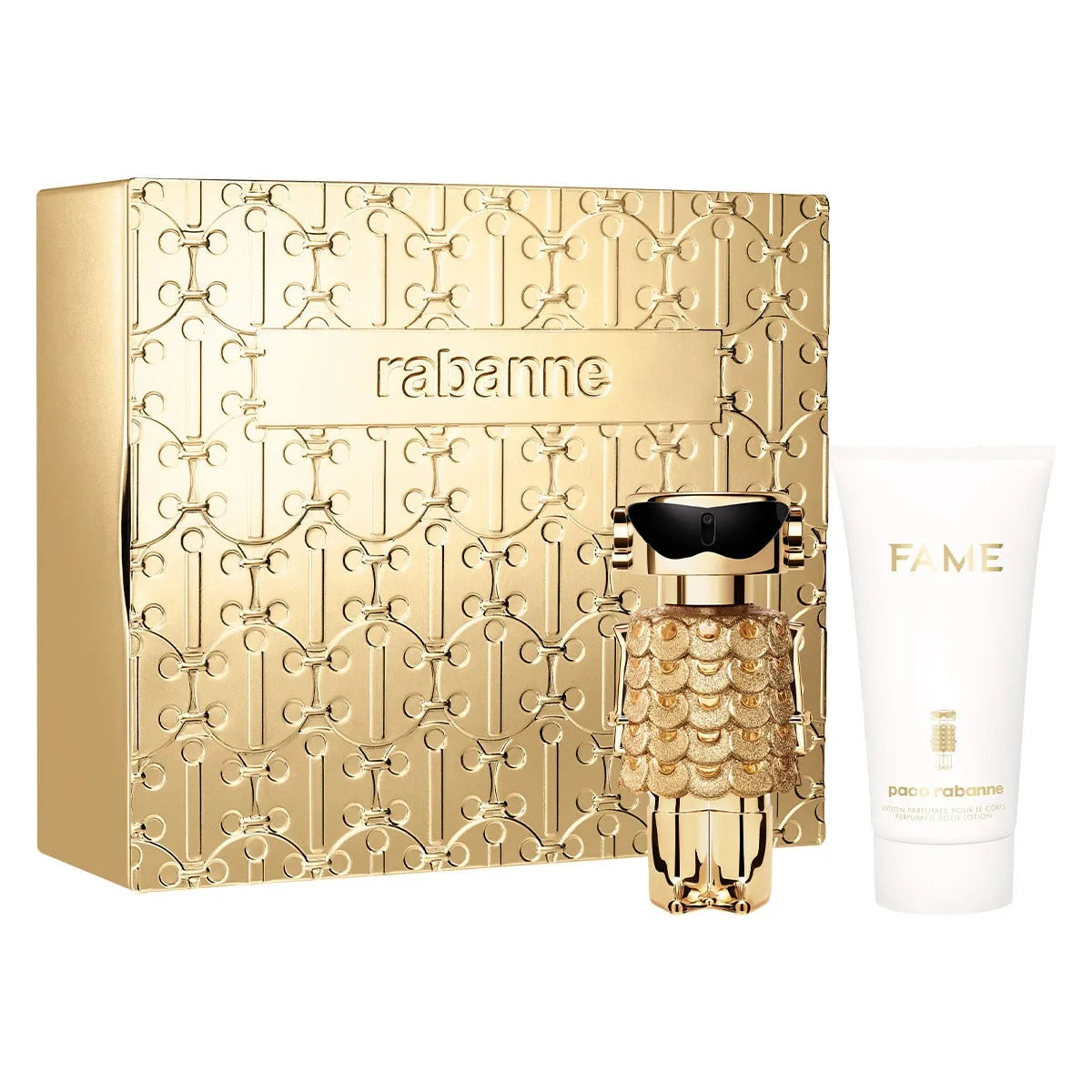 Estuche Paco Rabanne Fame Intense EDP (W) / 2 Pc SP 50 ml; BL 75 ml - 2 - Privé Perfumes Honduras