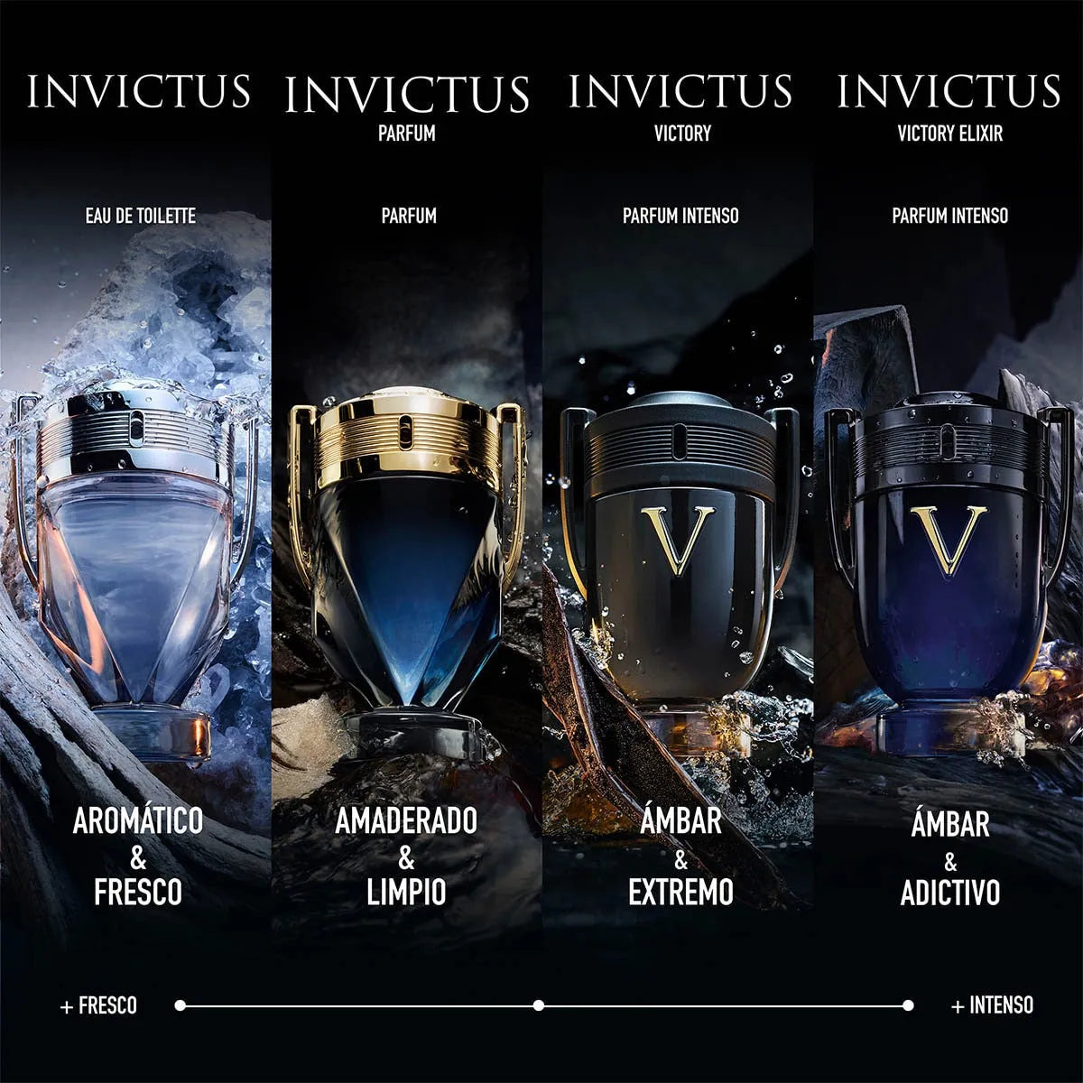 Estuche Paco Rabanne Invictus Victory EDP (M) / 2Pc SP 100 ml; SG 100 ml - 6 - Privé Perfumes Honduras