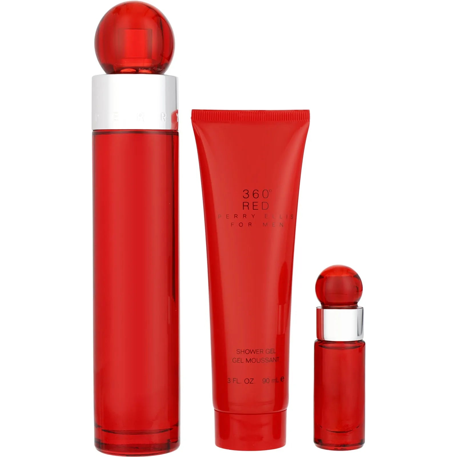 Estuche Perry Ellis 360 Red Men EDT (M) / 3 Pc SP 100 ml; SG 90 ml; SP 7.5 ml - 2 - Privé Perfumes Honduras