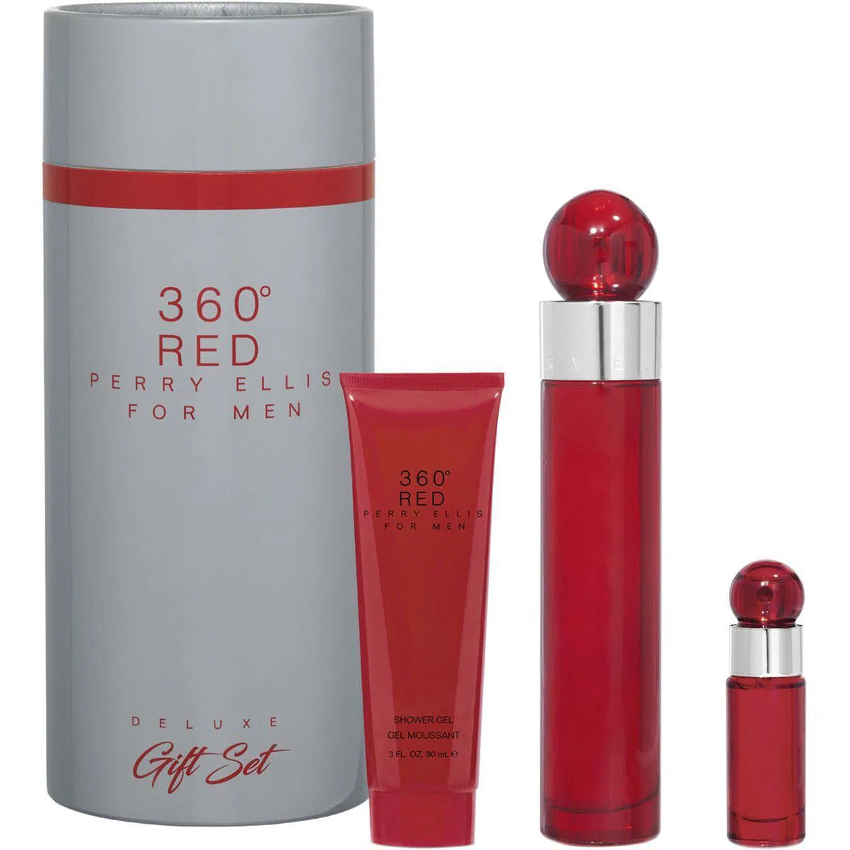Estuche Perry Ellis 360 Red Men EDT (M) / 3 Pc SP 100 ml; SG 90 ml; SP 7.5 ml - 3 - Privé Perfumes Honduras