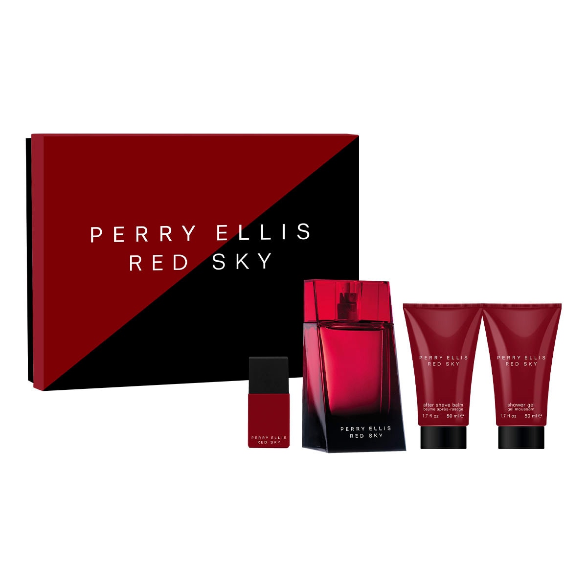 Estuche Perry Ellis Red Sky EDT (M) / 4 Pc SP 100 ml; AS 50 ml; SG 50 ml; Mini - 5 - Privé Perfumes Honduras