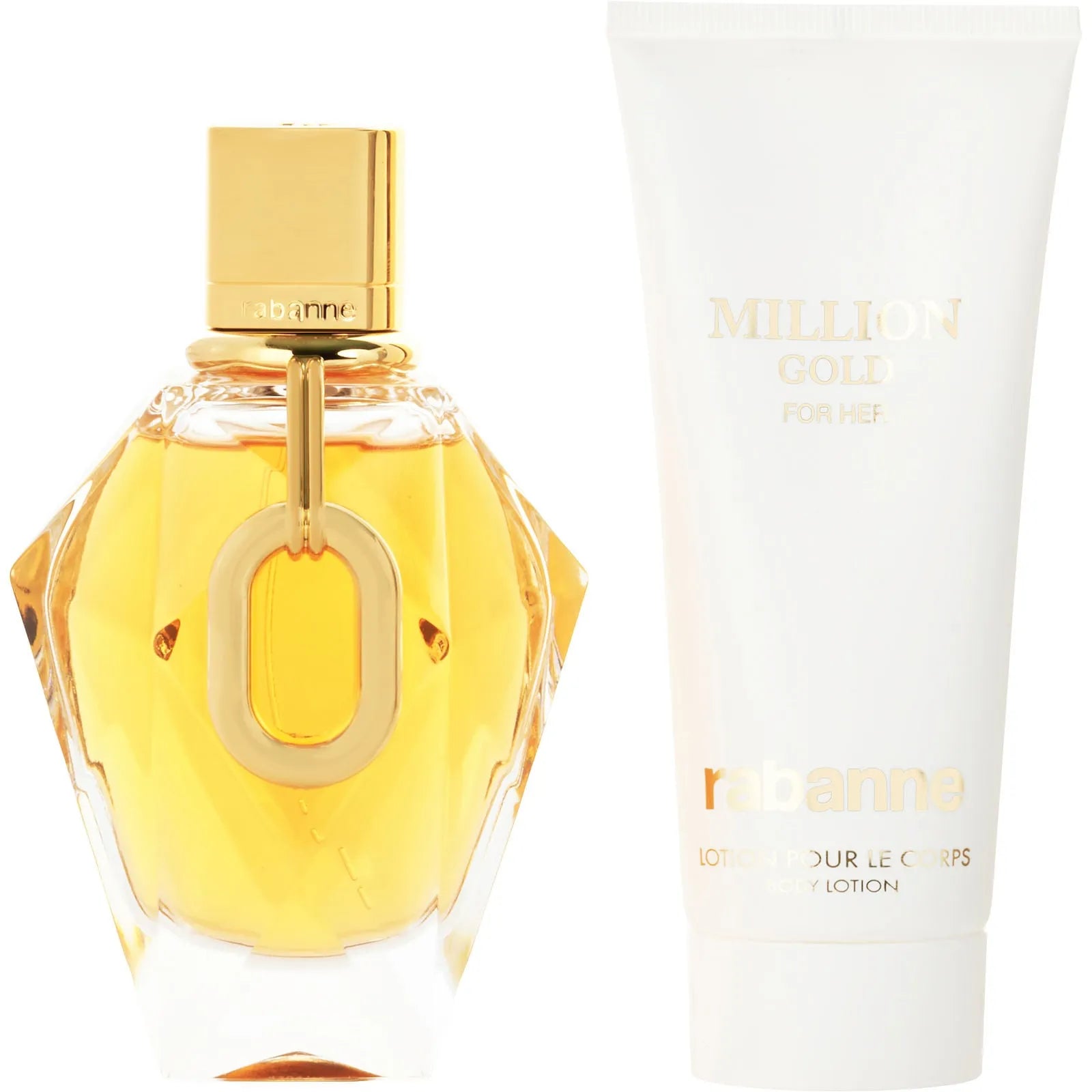 Estuche Rabanne 1 Million Gold for Her EDP (W) / 2 Pc SP 90 ml; BL 100 ml - 2 - Privé Perfumes Honduras
