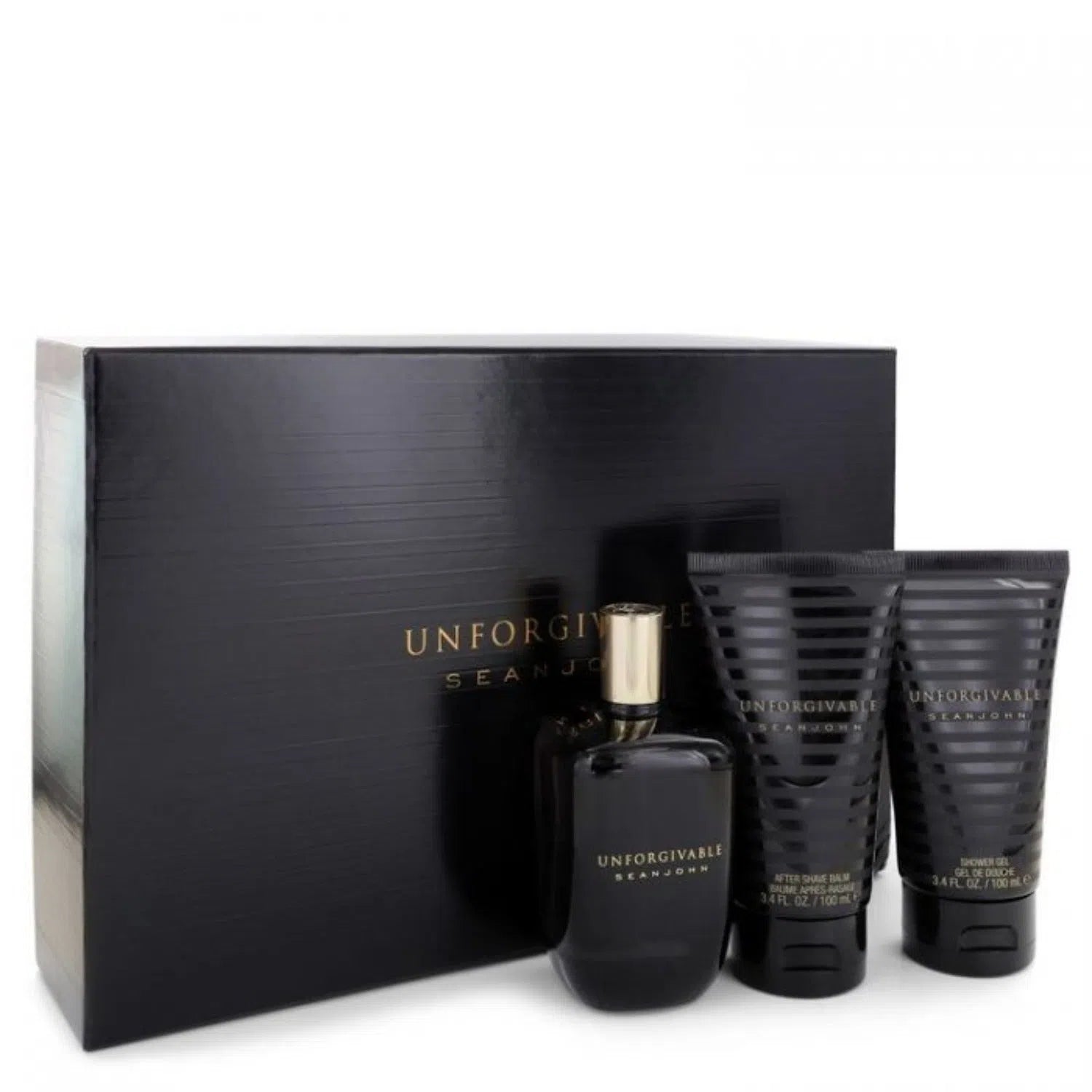 Estuche Sean John Unforgivable EDT (M) / 3 Pc SP 125 ml; SG 100 ml; ASB 100 ml - 1 - Privé Perfumes Honduras