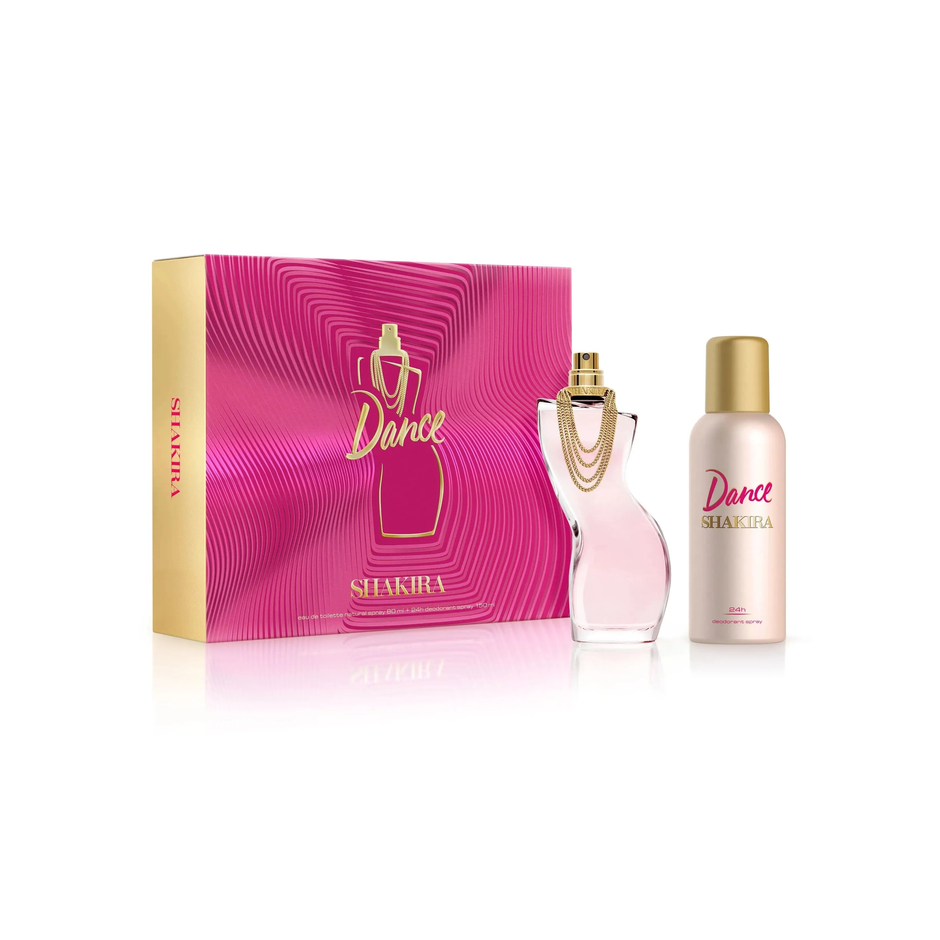 Estuche Shakira Dance EDT (W) / 2 Pc SP 80 ml; DEO 150 ml - 1 - Privé Perfumes Honduras