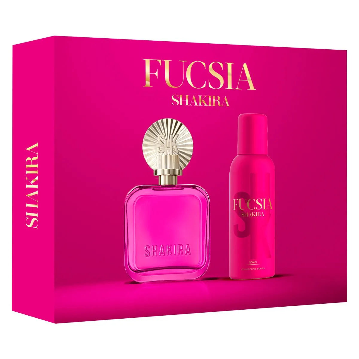 Estuche Shakira Fucsia EDP (W) / 2 Pc SP 80 ml; Deo 150 ml - 4 - Privé Perfumes Honduras