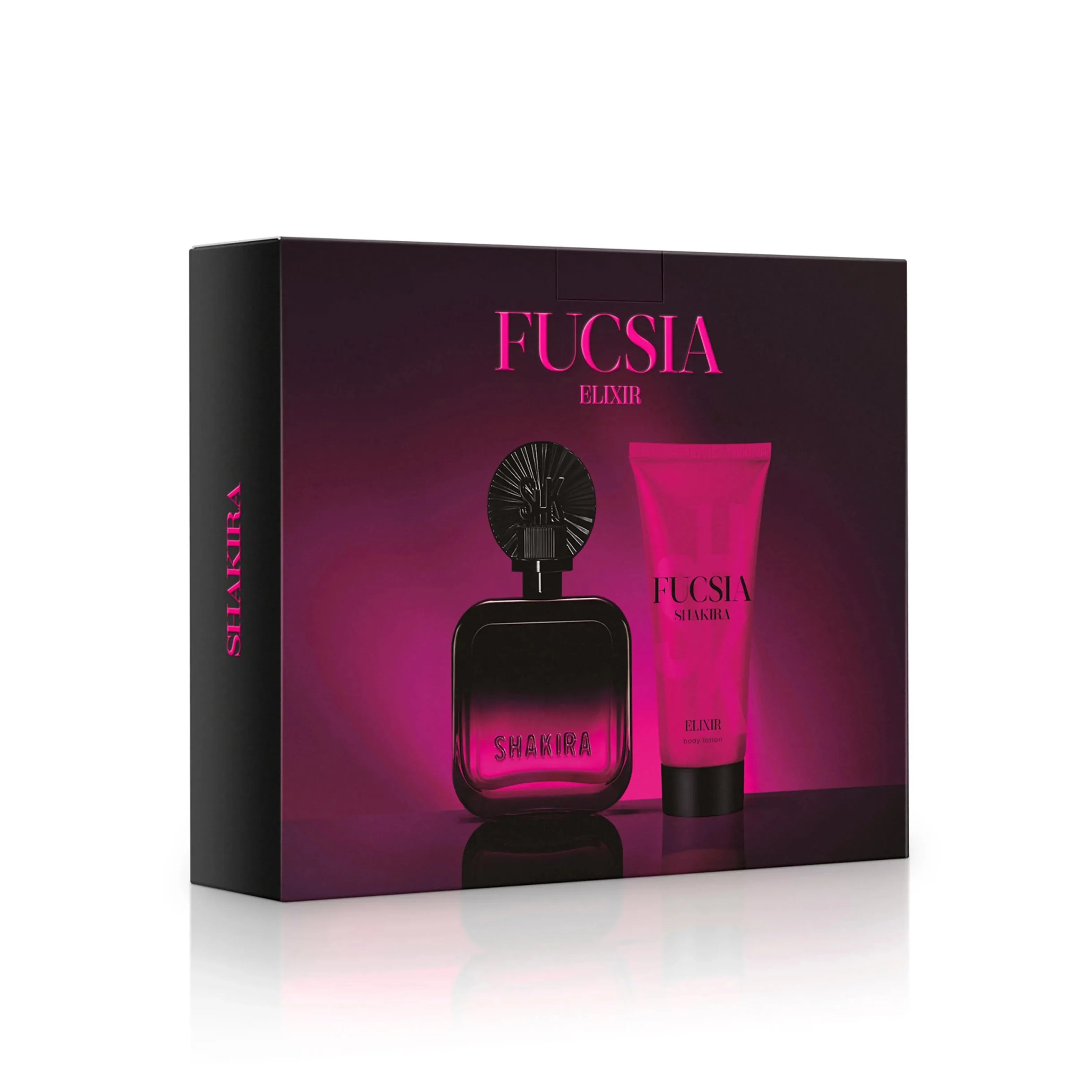 Estuche Shakira Fucsia Elixir EDP (W) / 2 Pc SP 80 ml; BL 75 ml - 3 - Privé Perfumes Honduras