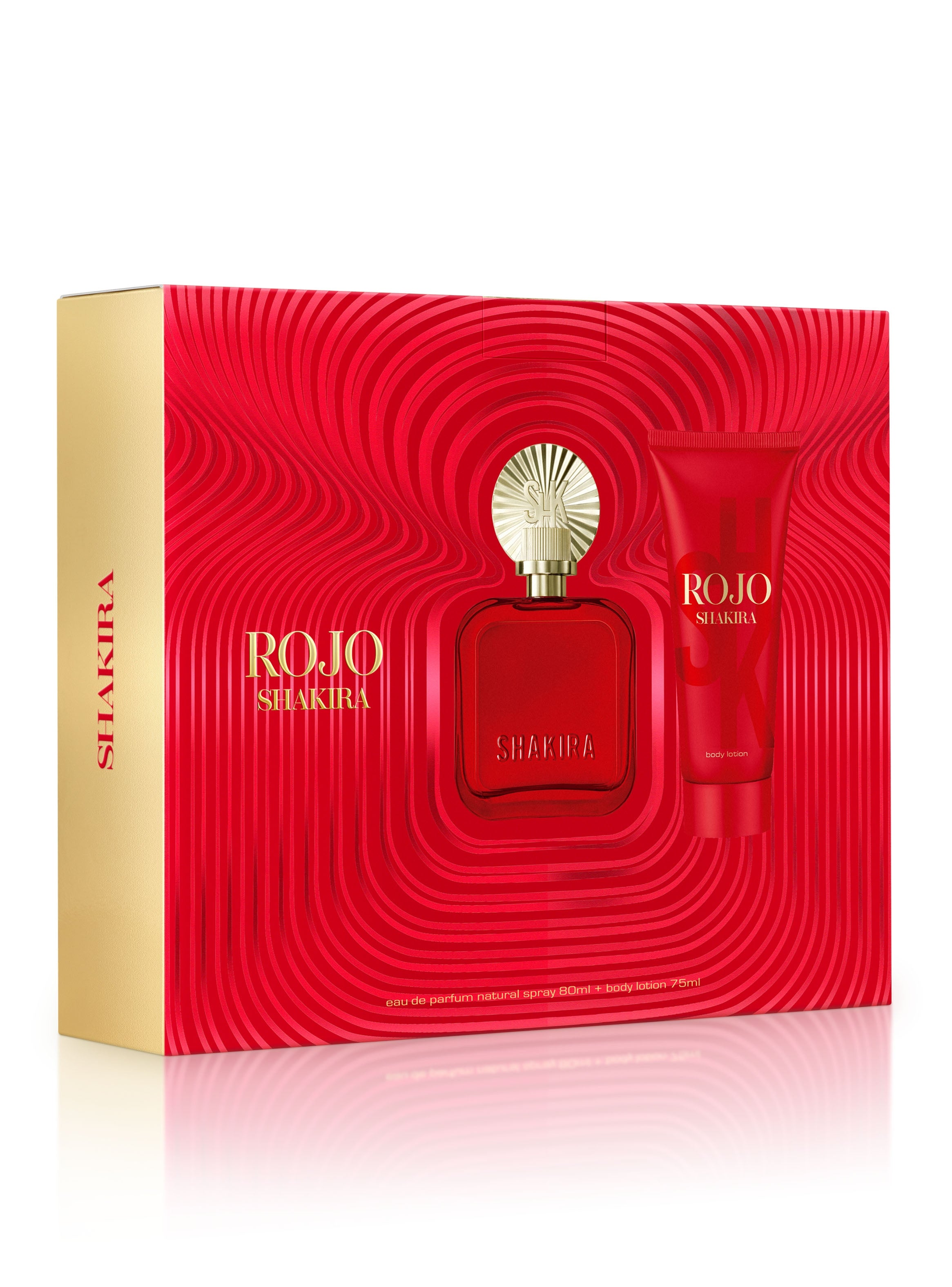 Estuche Shakira Rojo EDP (W) / 2 Pc SP 80 ml; BL 75 ml - 3 - Privé Perfumes Honduras